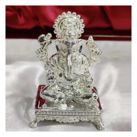 Ganesh Idol In Pure 925 Silver (15)