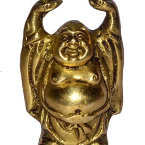 Laughing Buddha In Brass