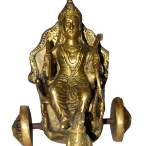 Shani Idol In Brass Hindu Religious God Sculpture Planet