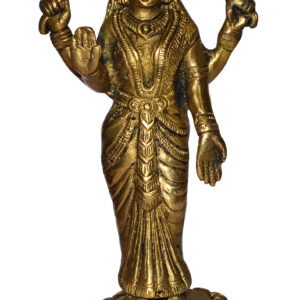 Dhanvantri Idol In Brass Hindu Religious God Sculpture