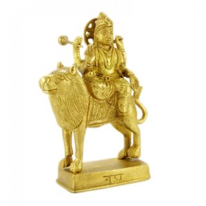 Budha Planet Idol In Brass Hindu Religious Gold Sculpture(BIG)