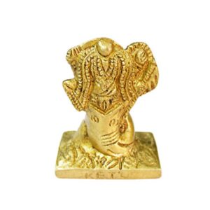 Ketu Planet Idol In Brass Hindu Religious Gold Sculpture(SMALL)