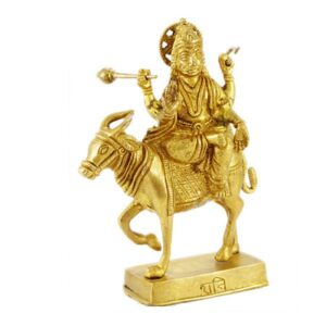 Shani Planet Idol In Brass Hindu Religious Gold Sculpture(BIG)