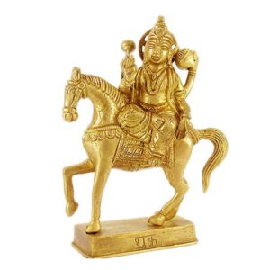 Shukra Planet Idol In Brass Hindu Religious Gold Sculpture(BIG)