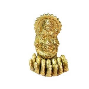 Surya Planet Idol In Brass Hindu Religious Gold Sculpture(SMALL)
