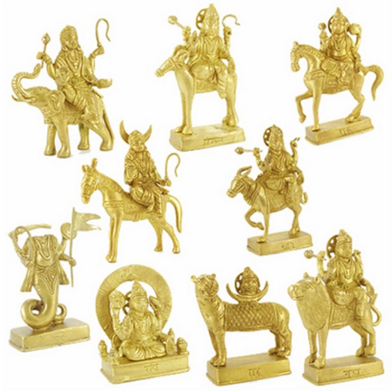 Navgraha Planet Set in Brass-BIG