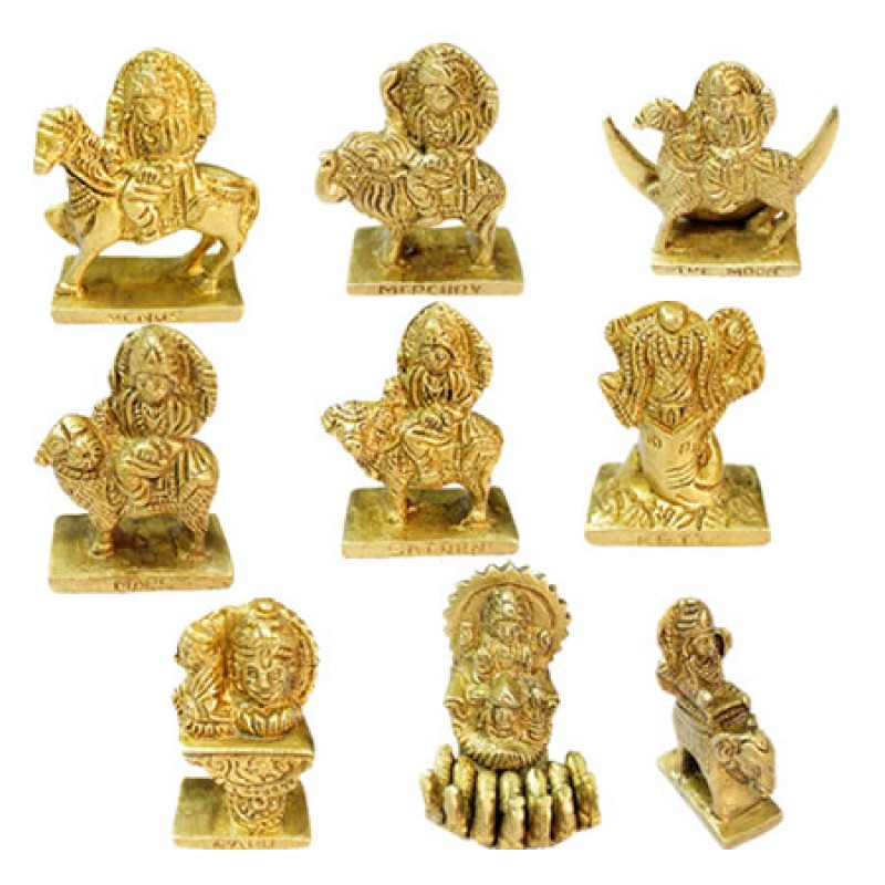 Navgraha Planet Set in Brass-SMALL