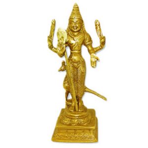 Karthikeya Idol In Brass Hindu Religious God Sculpture