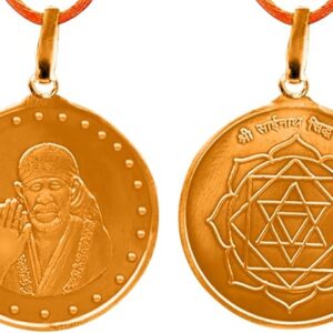 Shri Sainath Siddhi Yantra Pendant In Pure Copper Blessed and Energized Locket