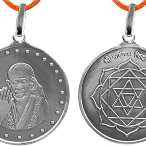 Saibaba Yantra Pendant In Pure Silver 999 Blessed and Energized Locket