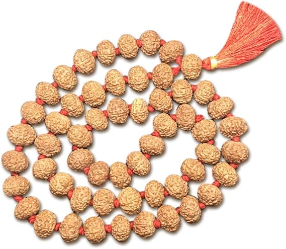 9 Mukhi Indonesian Rudraksha Mala 54 Beads 13mm-14mm Lab Certified
