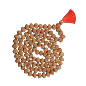 9 Mukhi Indonesian Rudraksha Mala 108 Beads (10mm-11mm)