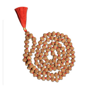 9 Mukhi Indonesian Rudraksha Mala 108 Beads (8mm-9mm)