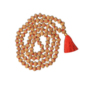 10 Mukhi Indonesian Rudraksha Mala 108 Beads (11mm-12mm)
