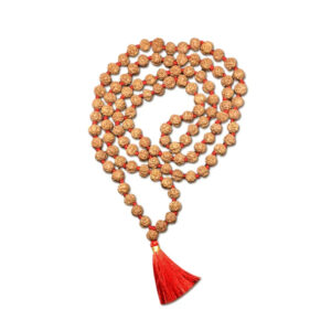 Indonesian Nirakar Rudraksha Mala 108 Beads (8mm-10mm)