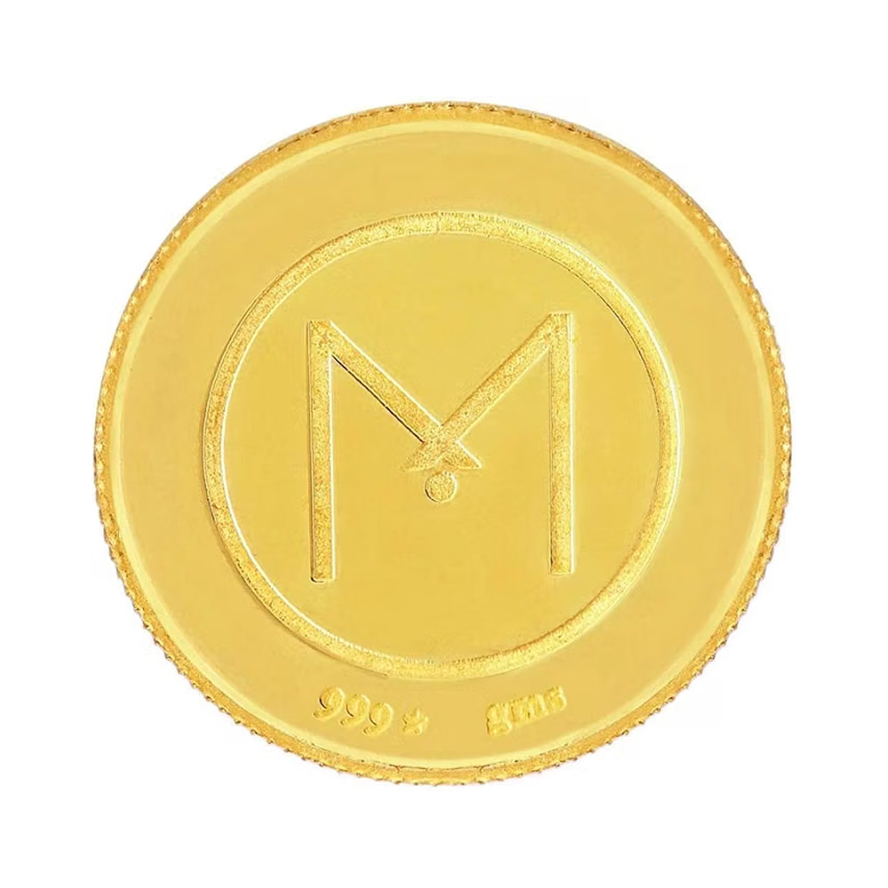 Laxmi Gold Coin 999 / 5 Grams Goddess Laxmi Yellow Gold Coin 24K Original Certified - Image 2